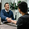 Client Shaking Hands